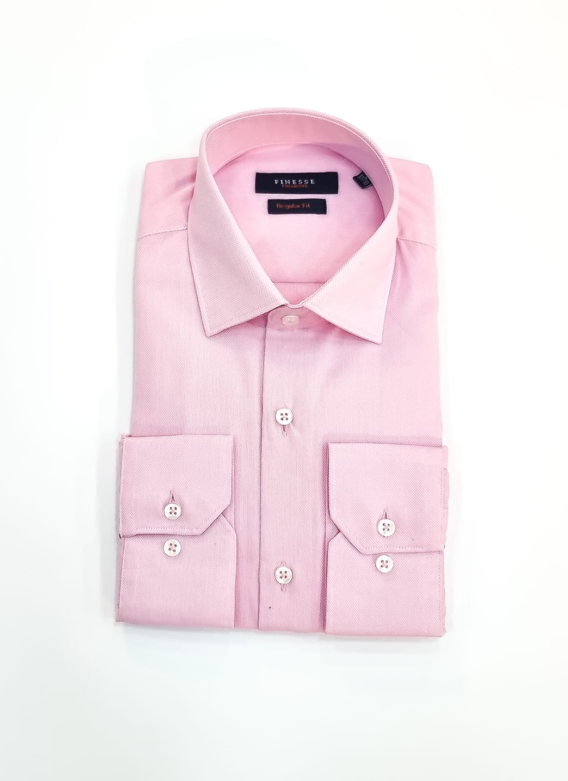 Chemise Rose Manches Longues