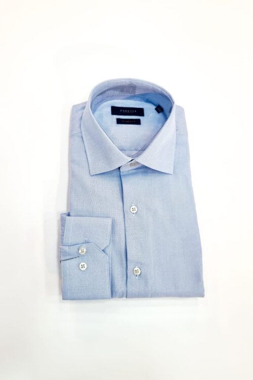 Chemise Bleu Ciel Manches Longues