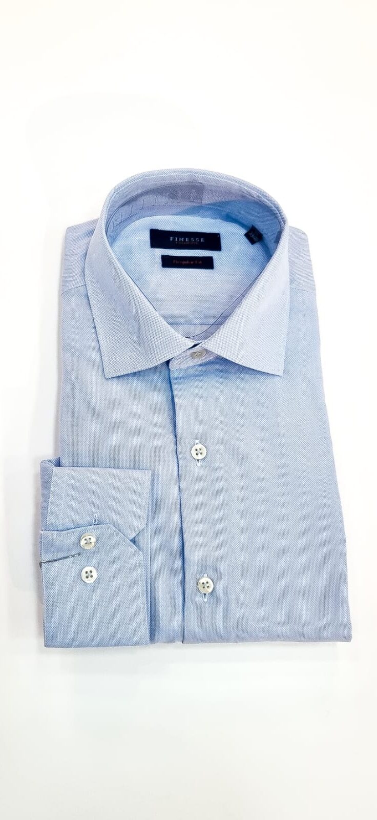 Chemise Bleu Ciel Manches Longues