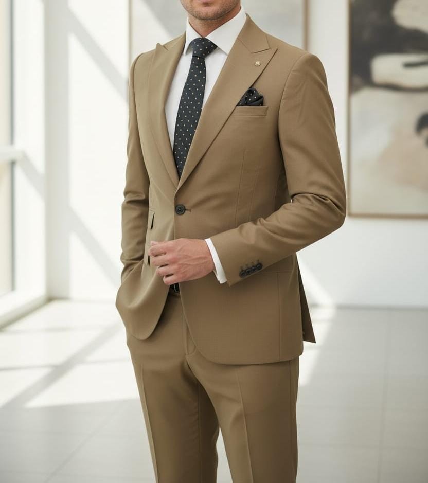 Costume Marron – 3 Pièces