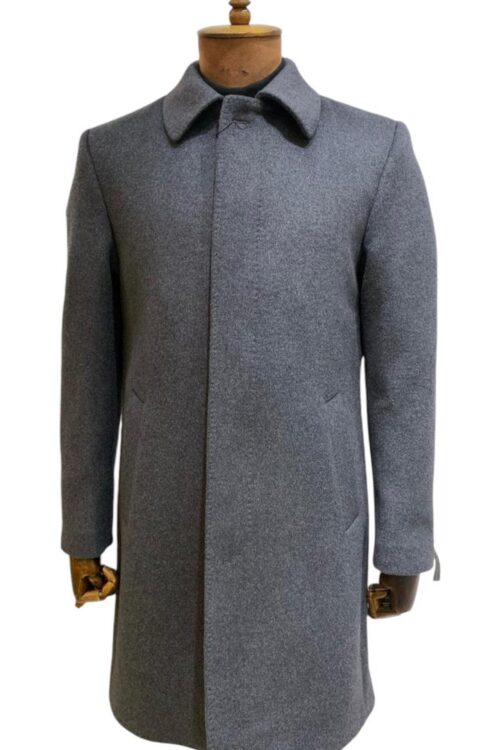 Manteau  cachemire gris