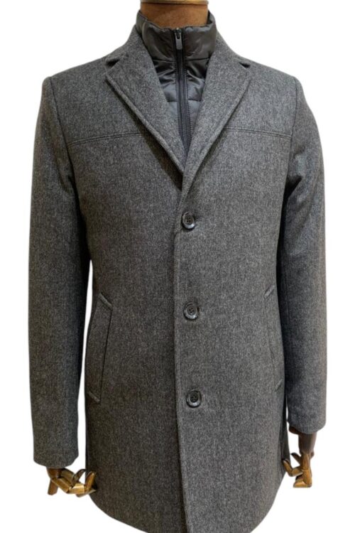 Manteau  cachemire gris