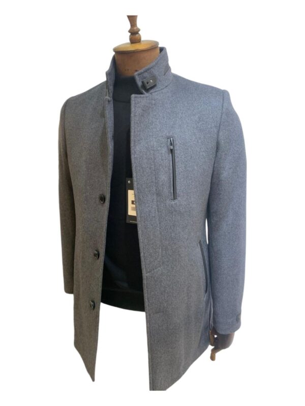 Caban  cachemire gris