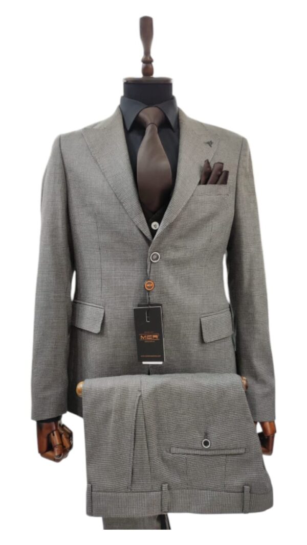 Costume Gris Marron