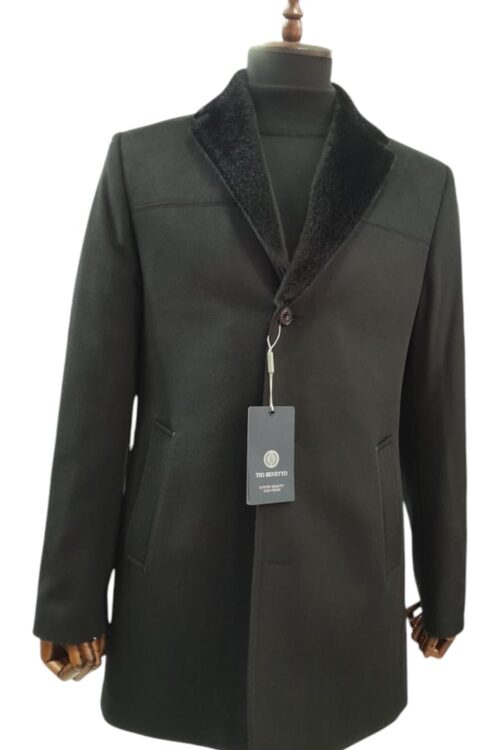 Manteau cachemire Noir