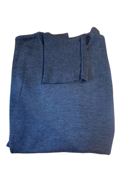 Pull Col Roulé Bleu Nuit