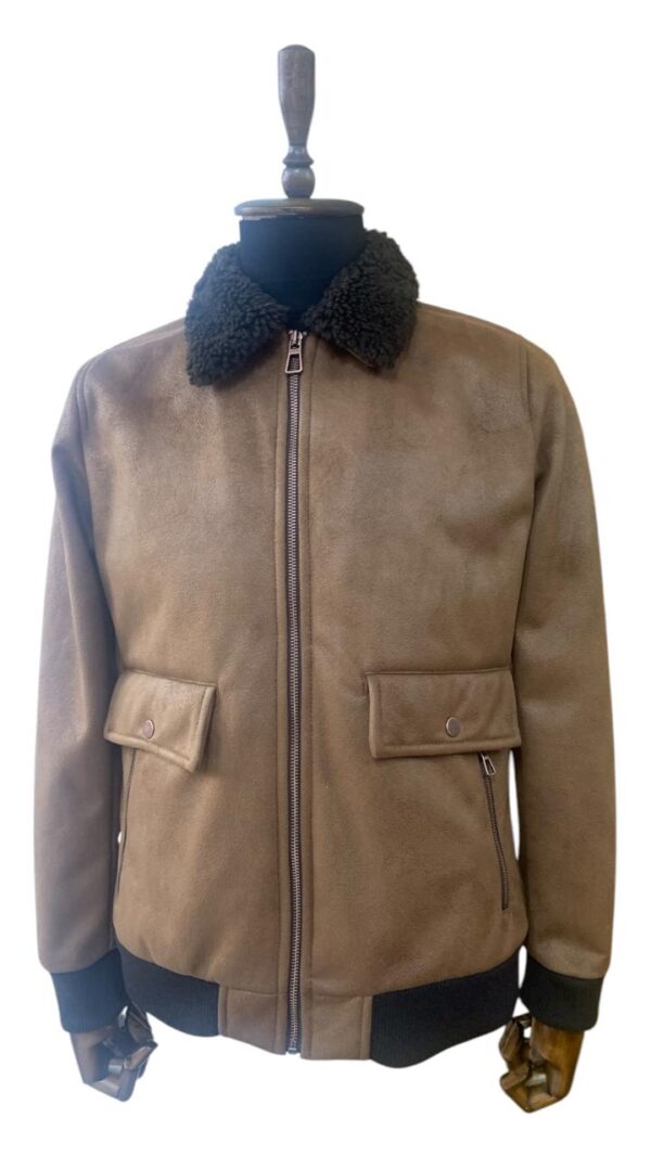 blouson Marron
