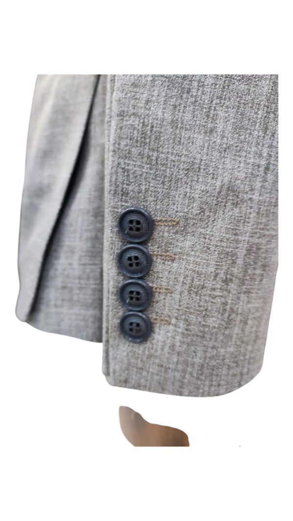 Costume Croisé Gris Marron - 2 Pièces – Image 3