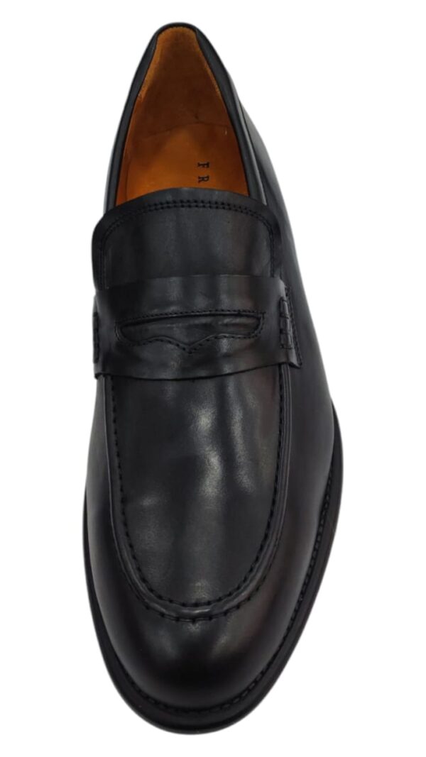 Mocassin Noir En Cuir – Image 3
