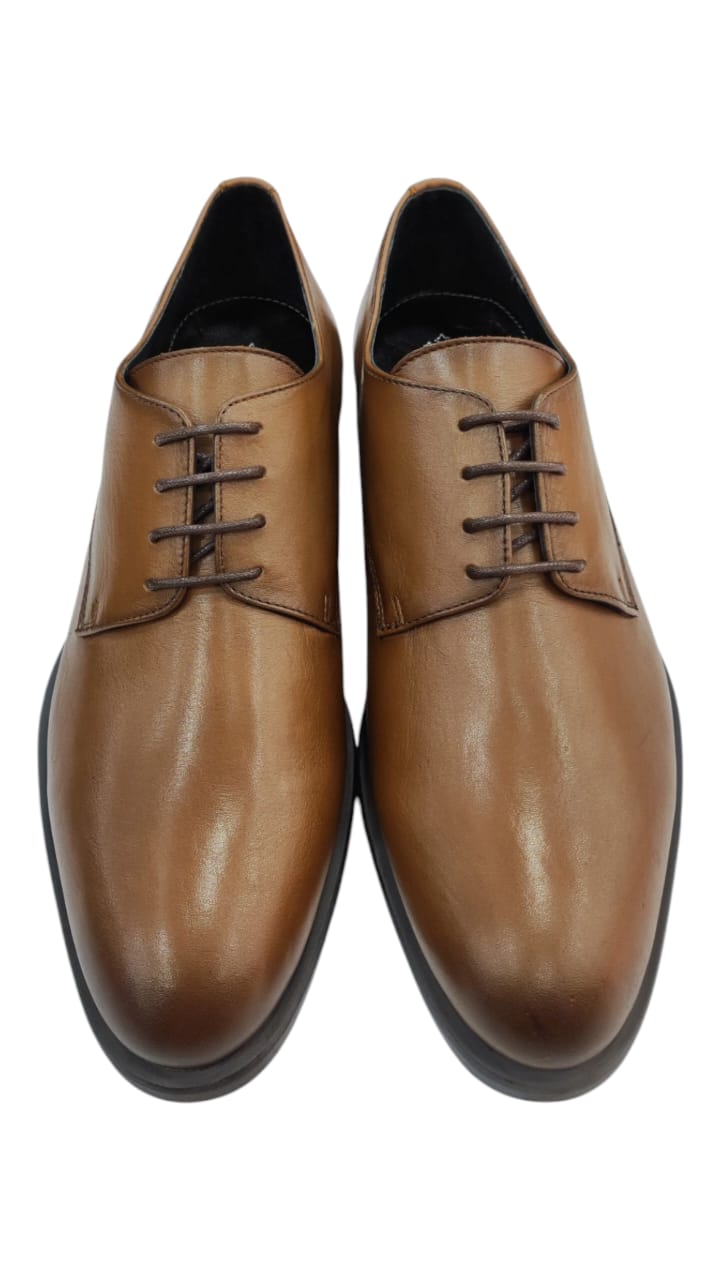 Chaussure Tabac En Cuir