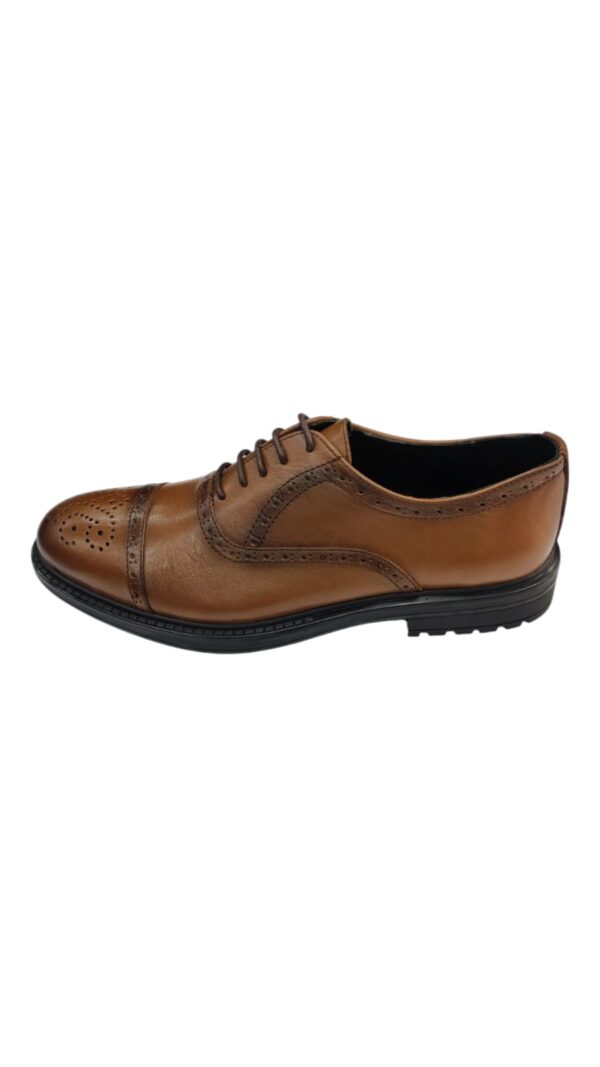 Chaussure Tabac En Cuir – Image 2