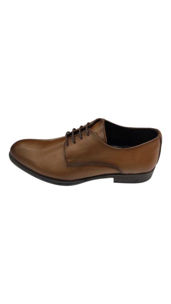 Chaussure Tabac En Cuir – Image 2