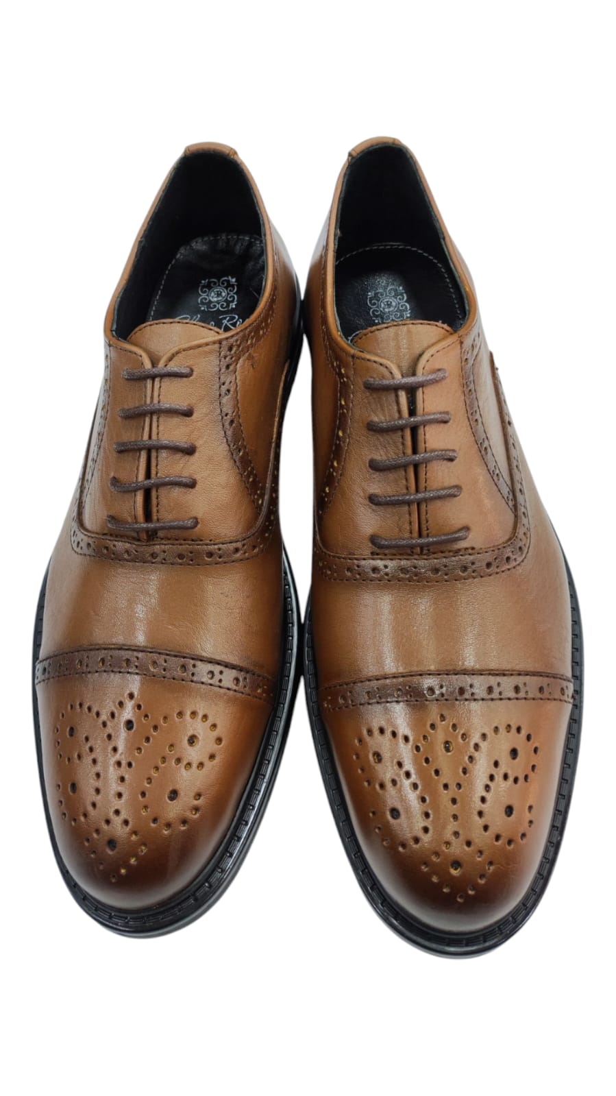 Chaussure Tabac En Cuir