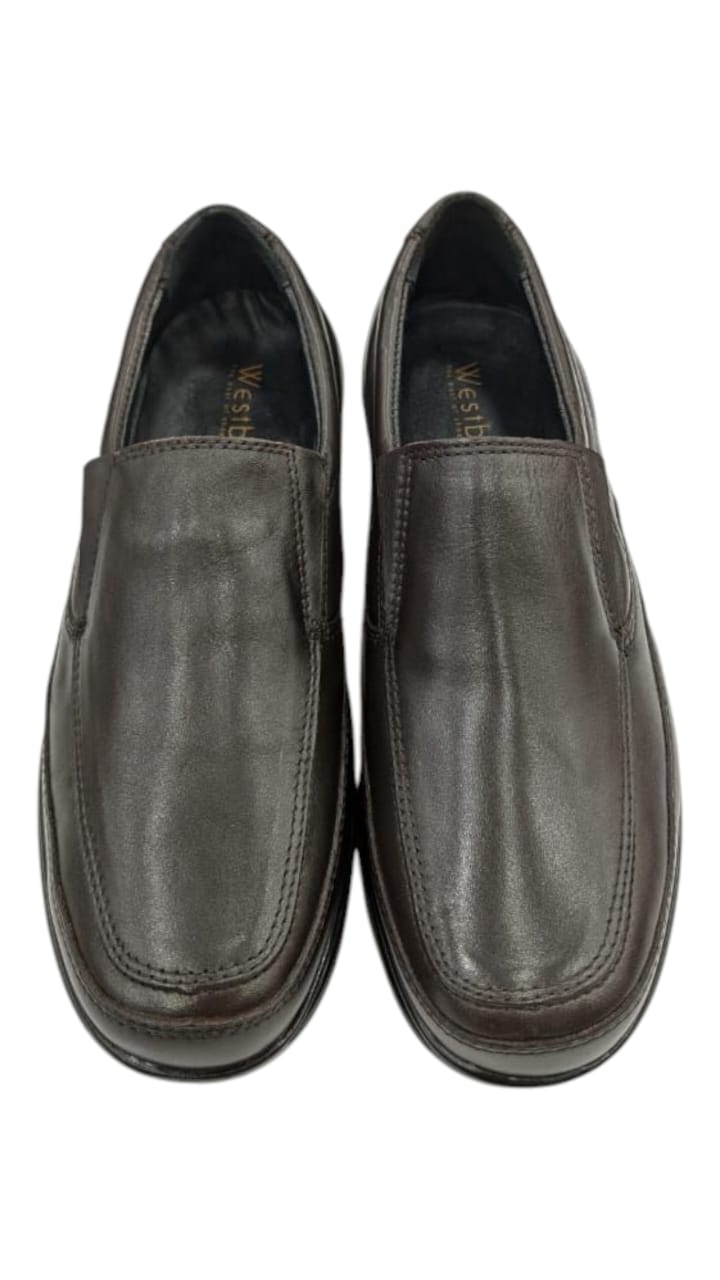 Mocassin en Cuir Marron