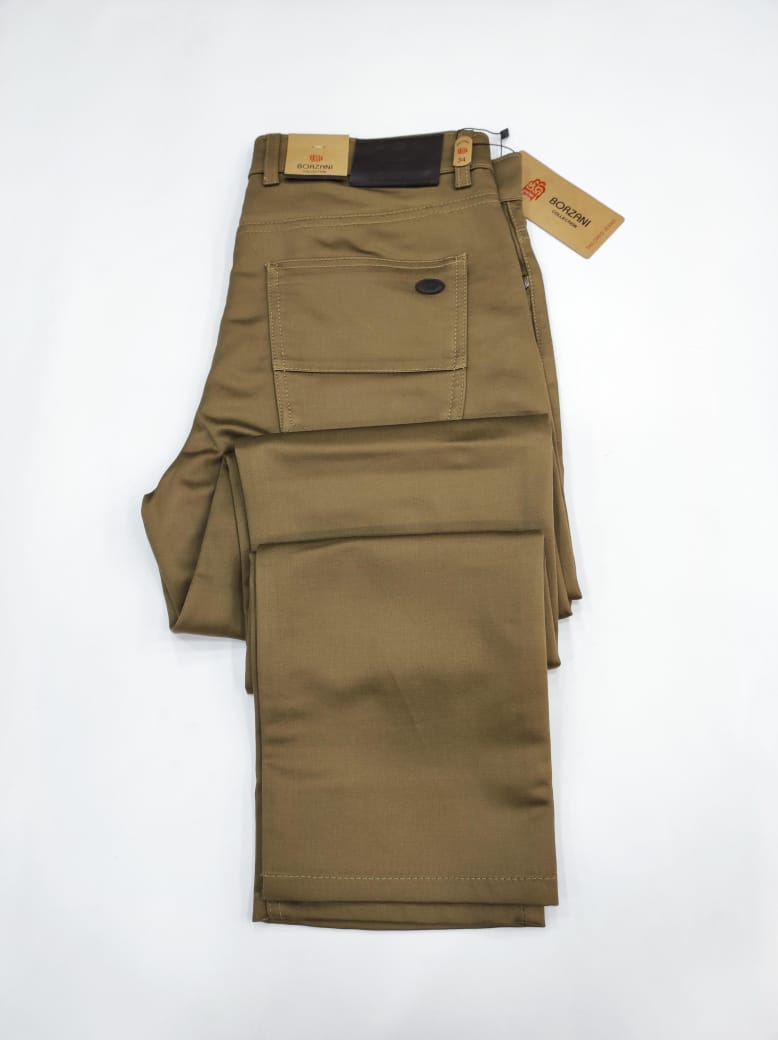 Pantalon En Toile Camel