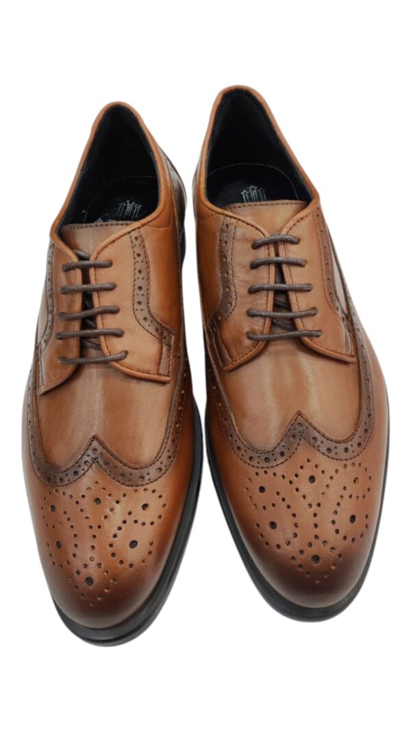 Chaussure Tabac En Cuir