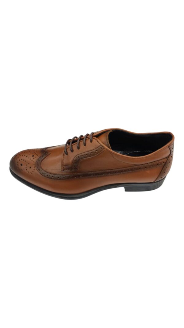 Chaussure Tabac En Cuir – Image 2
