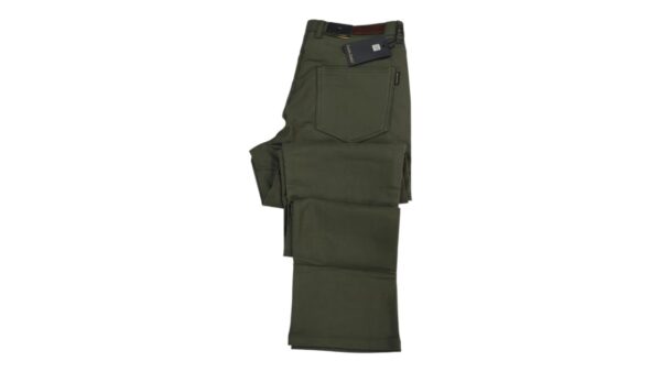 Pantalon En Toile Vert Olive