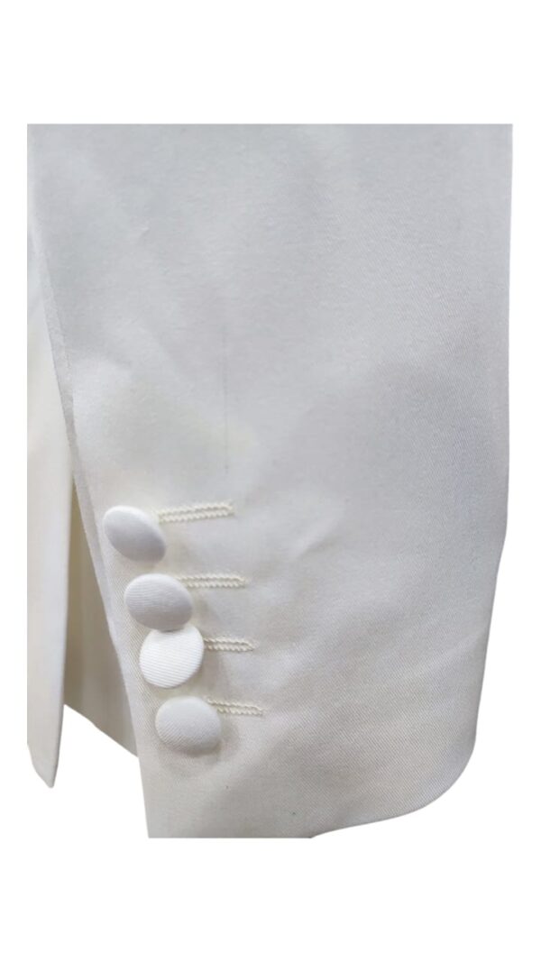 Costume Cérémonie Blanc- 2 pièces – Image 3