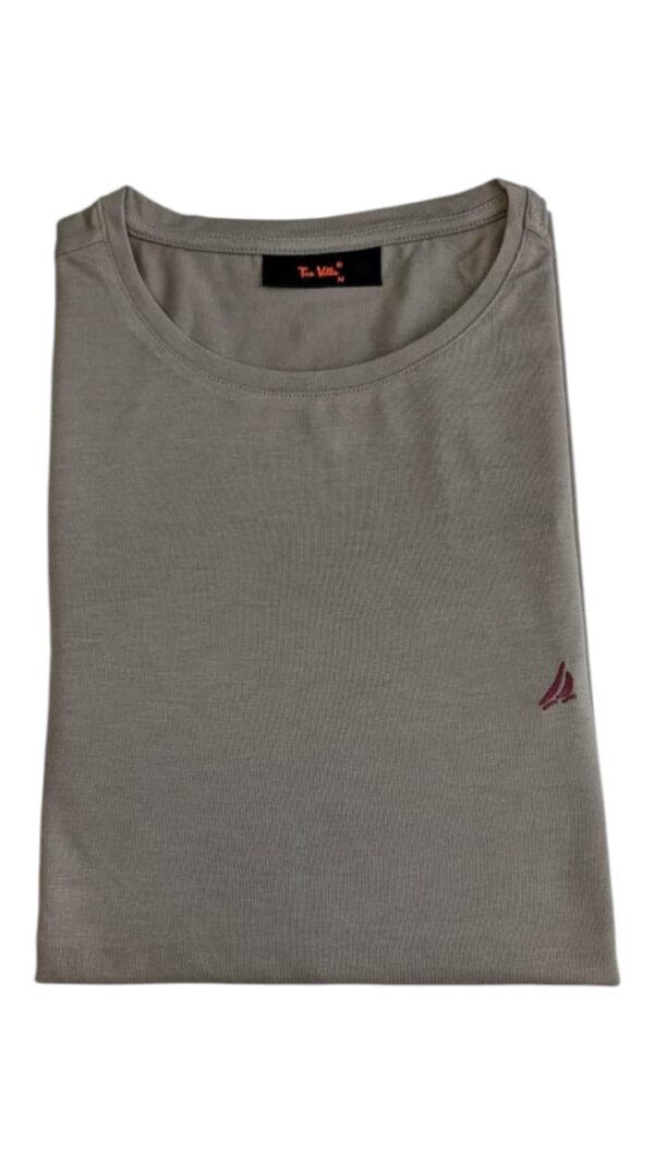Col Rond Beige Foncé – Image 3