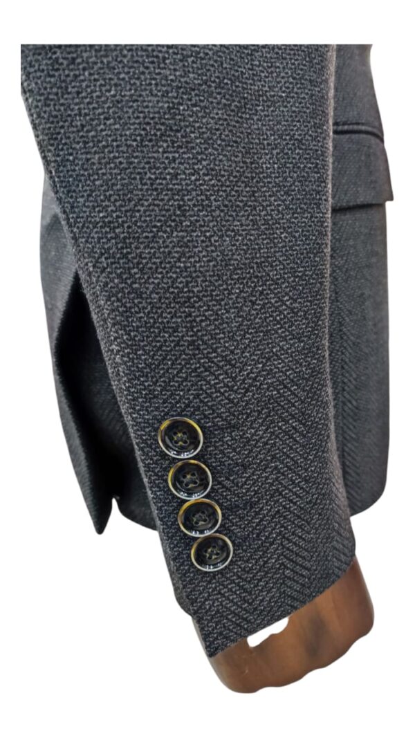 Veste Chevron Gris – Image 4