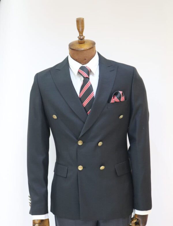 Veste Croisée Noir