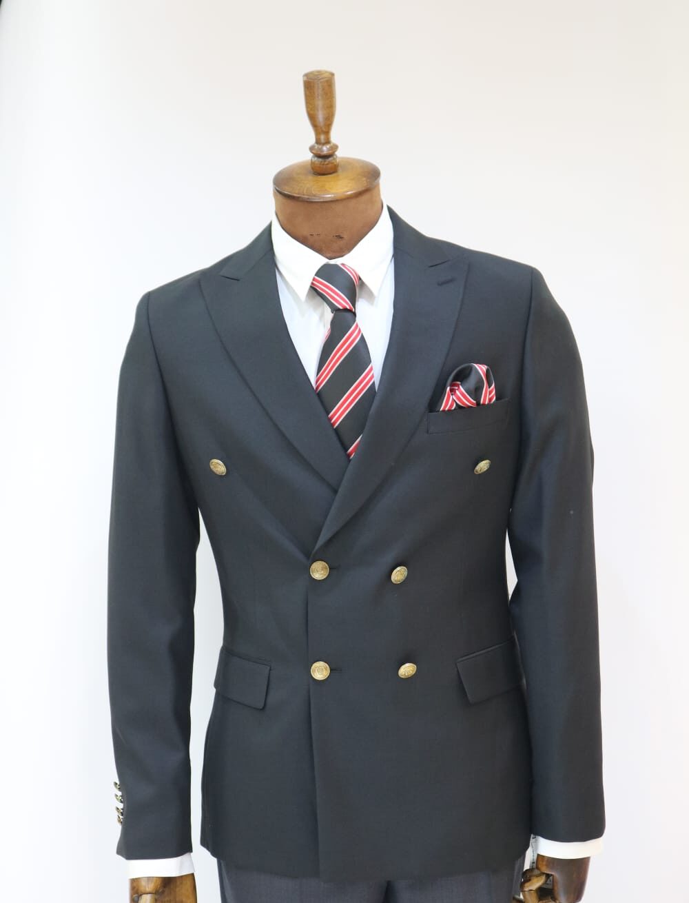Veste Croisée Noir