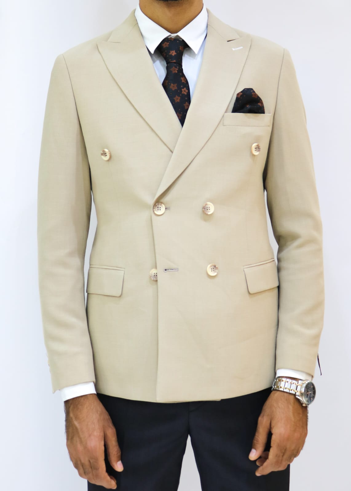 Veste Croisée Beige Claire