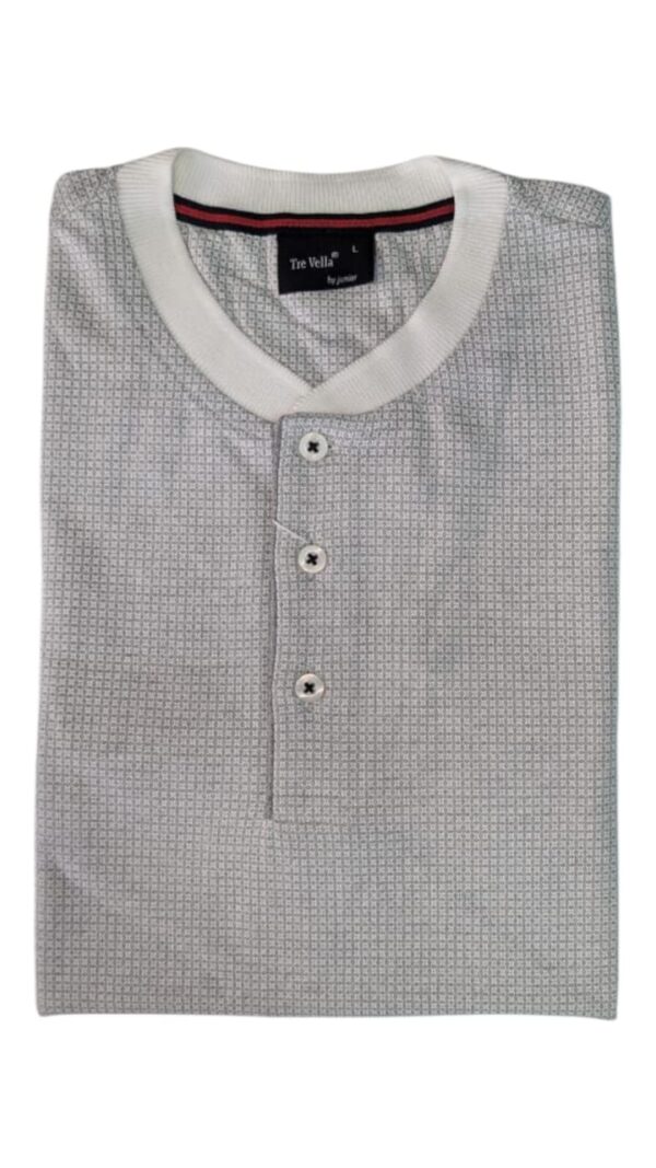 Polo Gris Blanc – Image 4