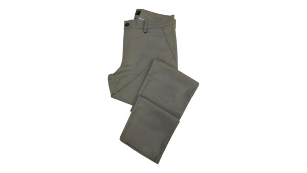 Pantalon En Toile Vert Foncé