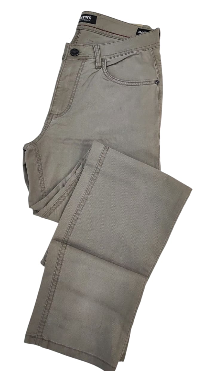 Pantalon En Toile Beige