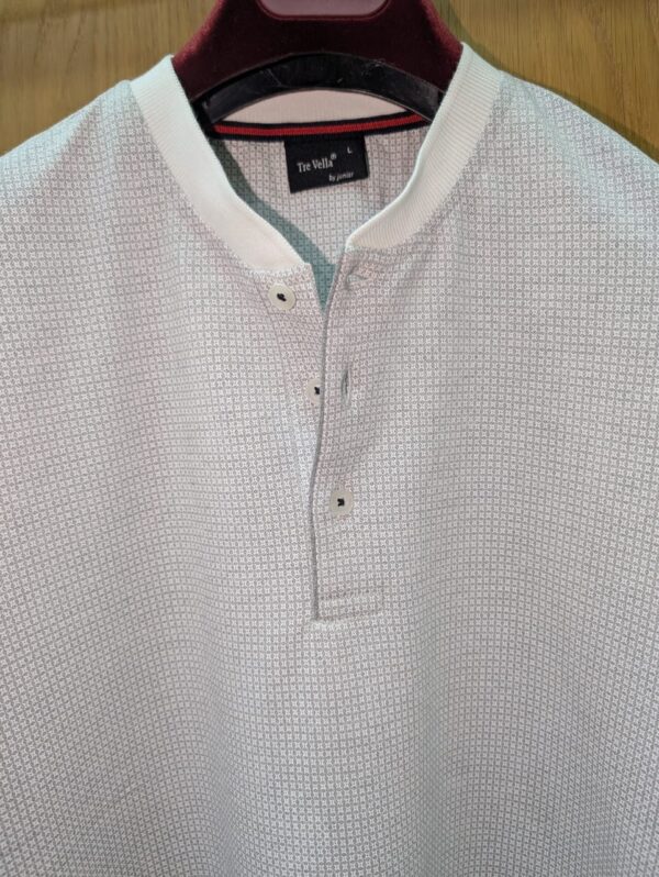Polo Gris Blanc – Image 2