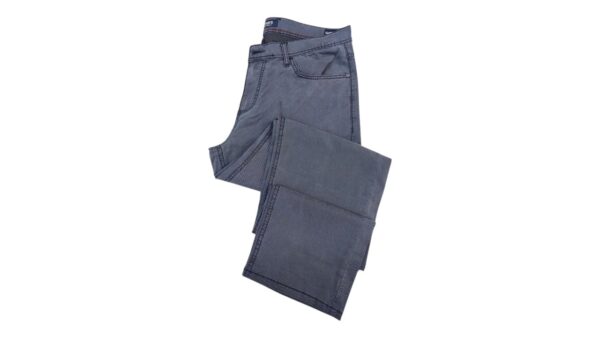 Pantalon En Toile Bleu Djin
