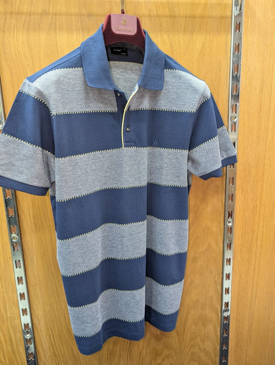 Polo Gris Bleu