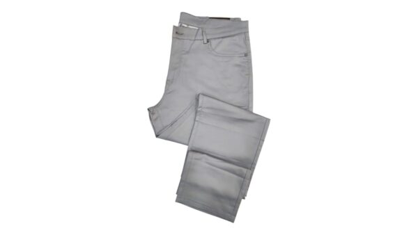Pantalon En Toile Gris Claire