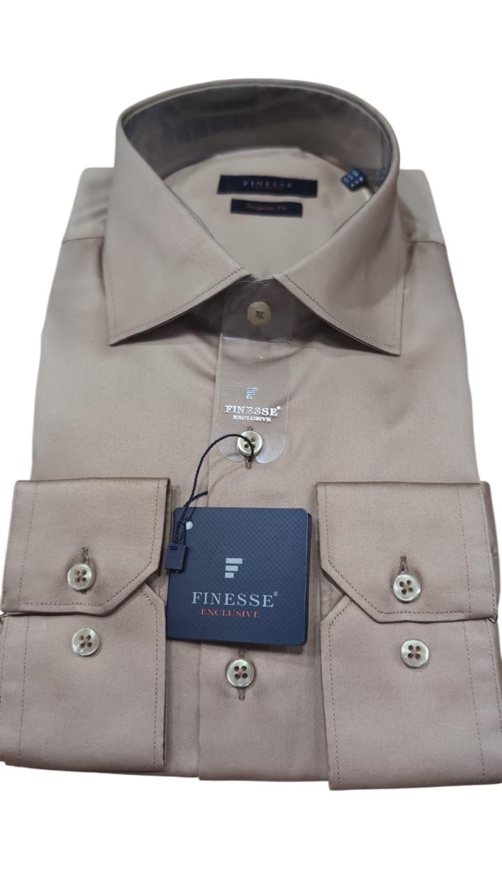 Chemise Tabac Satin
