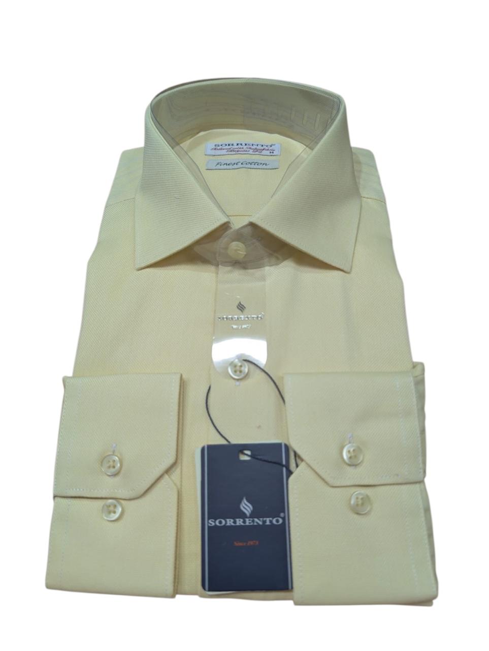 Chemise Jaune Piqué