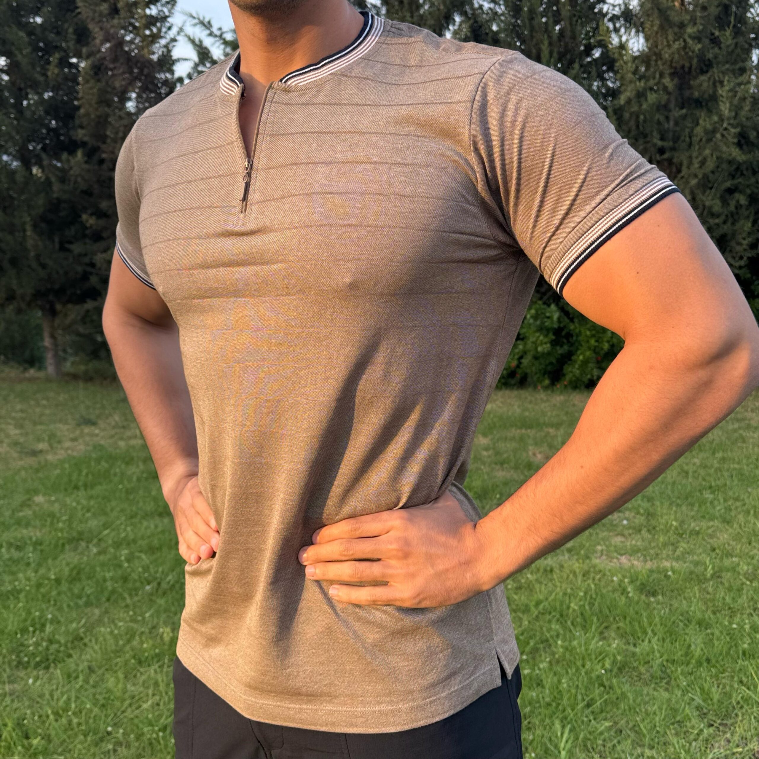 Polo Beige Foncé