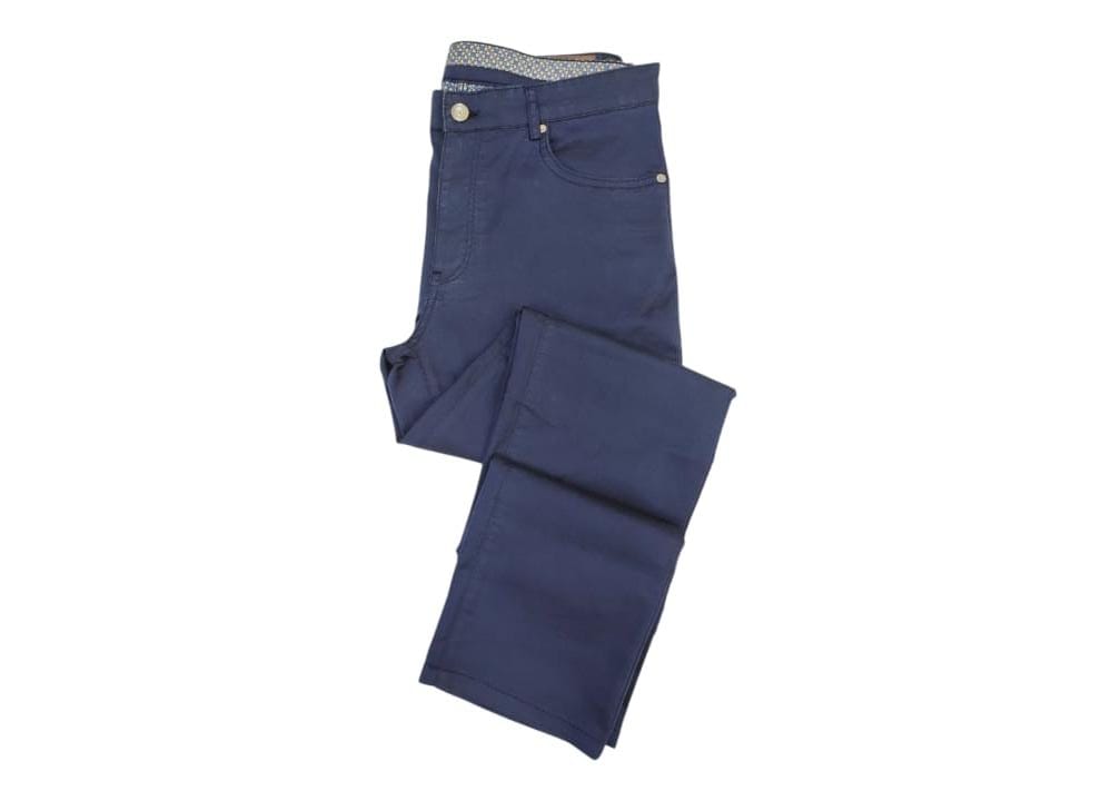 Pantalon En Toile Bleu