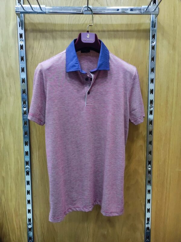 Polo Bordeaux Rayé