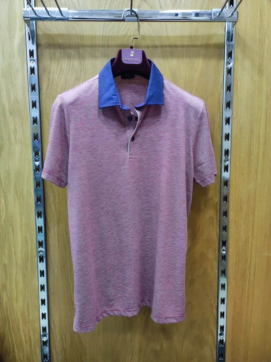 Polo Bordeaux Rayé