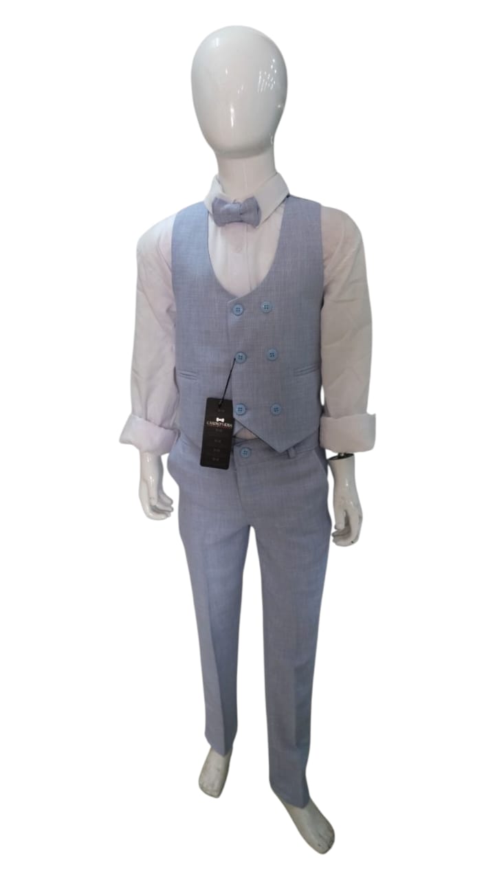 Costume  Bleu A Carreaux – 2 pièces