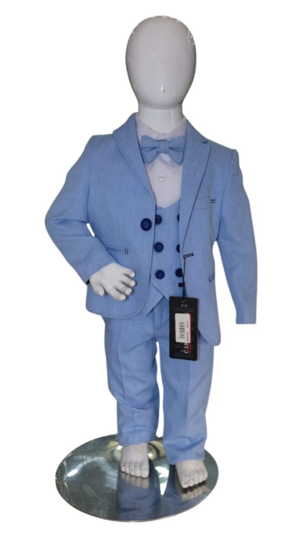 Costume Bleu Ciel - 3 pièces
