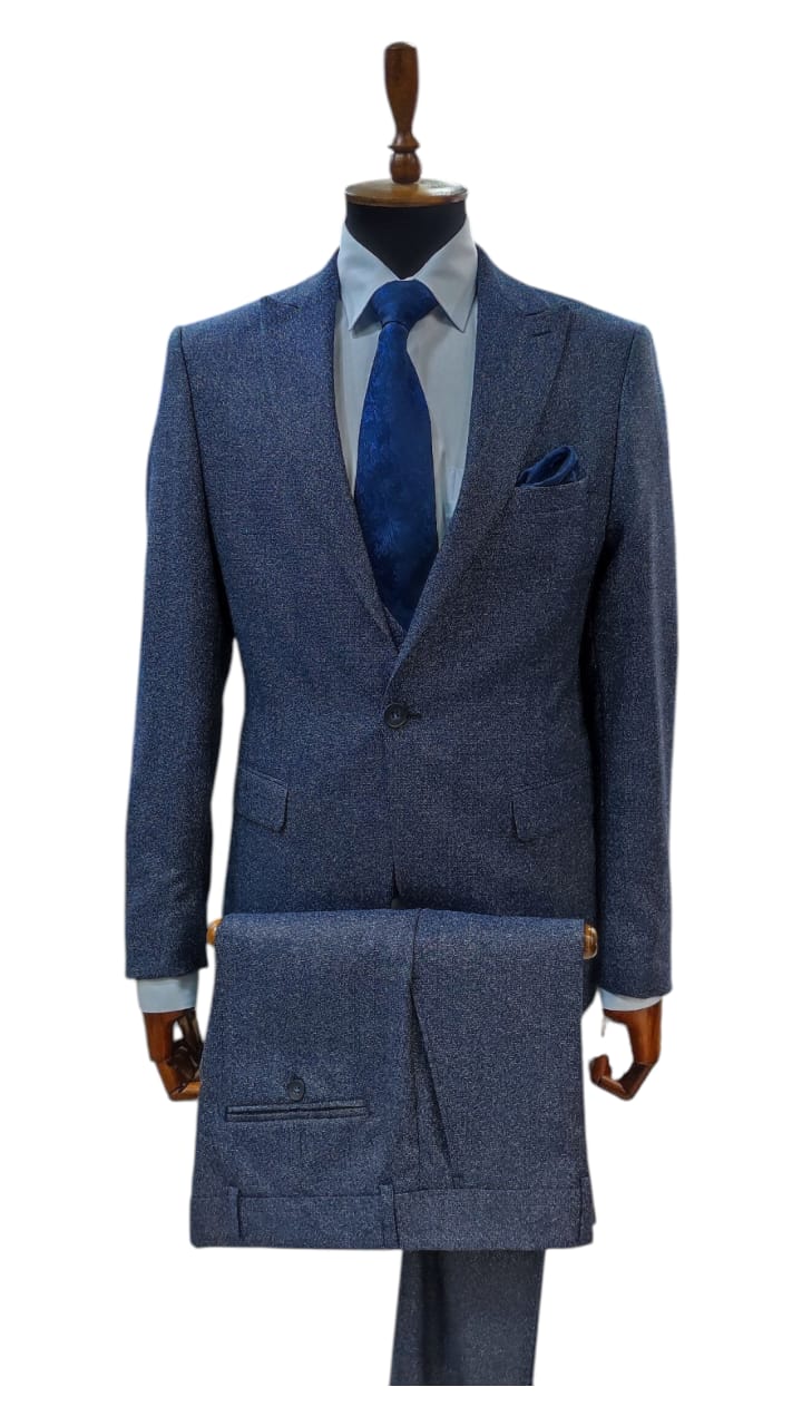 Costume Bleu – 3 Pièces