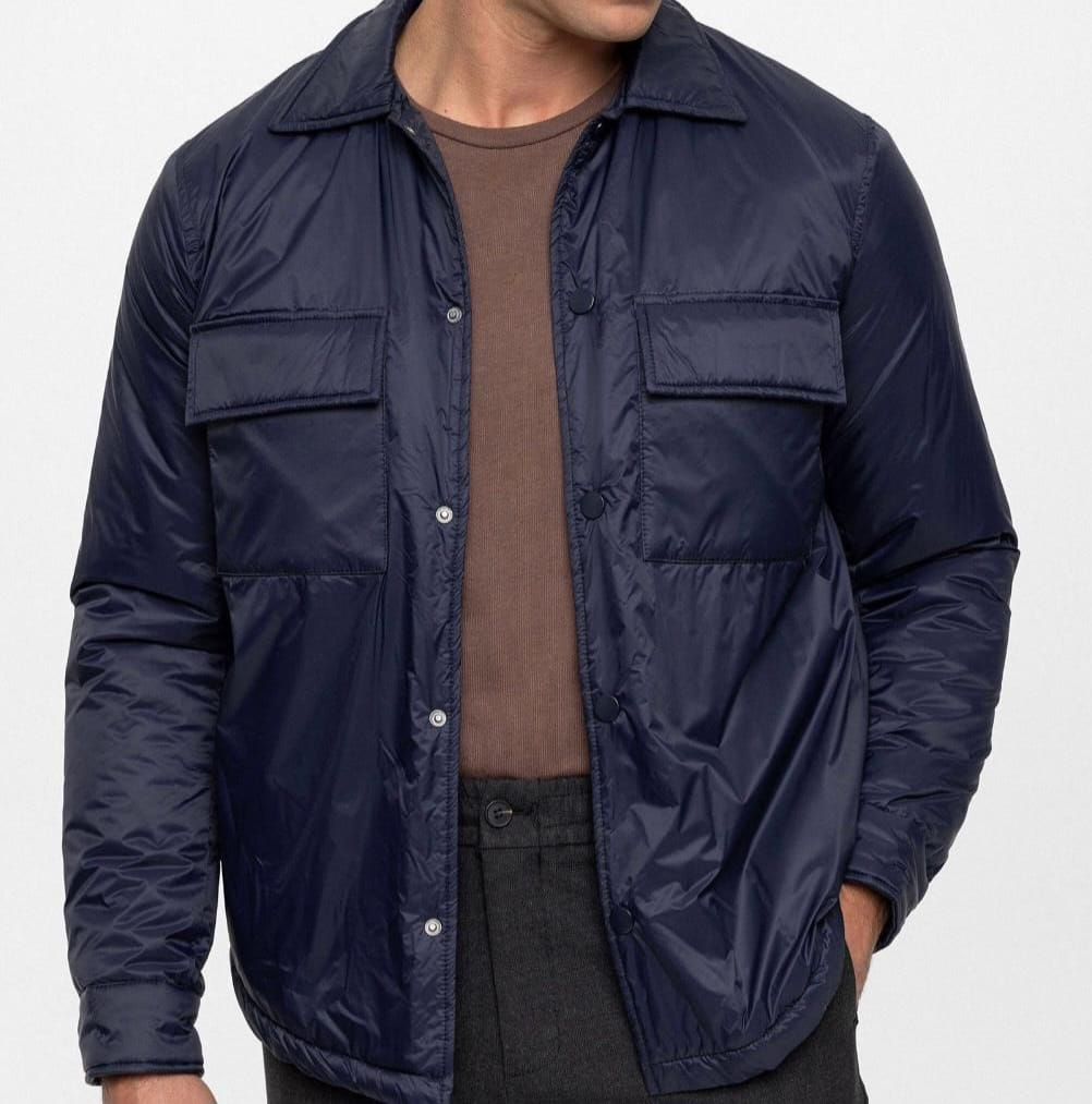Blouson Imperméable Bleu Marine