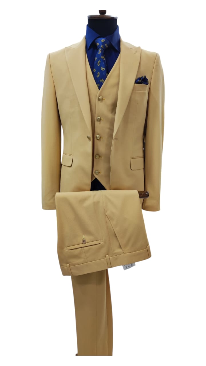 Costume Jaune – 3 Pièces
