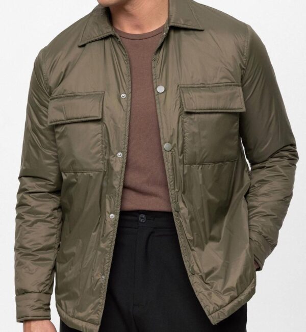 Blouson Imperméable Vert Militaire