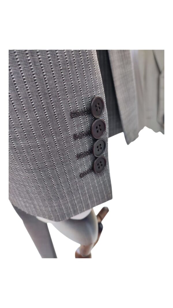Costume Gris Croisé - 2 Pièces – Image 3