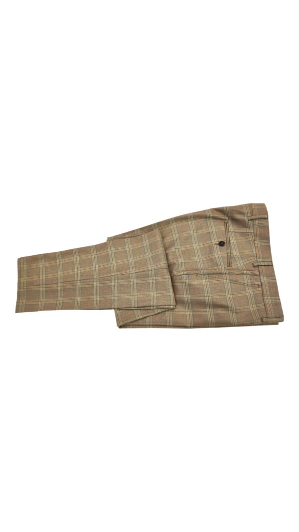 Costume Beige à Carreaux - 3 Pièces – Image 4
