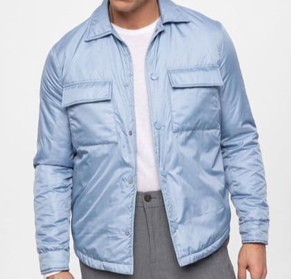 Blouson Imperméable Bleu Ciel